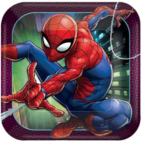 Spiderman Dinner Plates